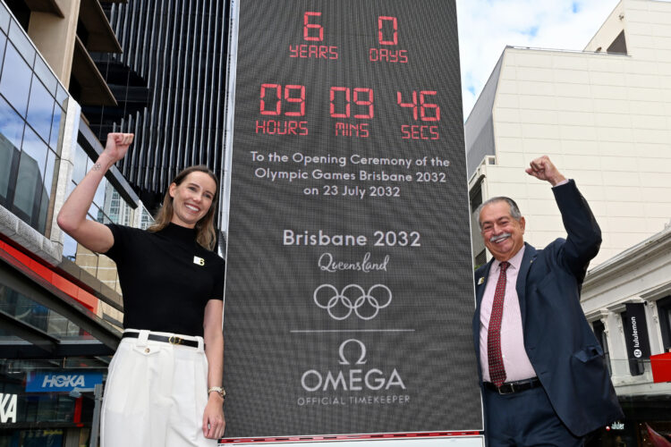 Olympic countdown clock raises venue timeline questions for Brisbane 2032